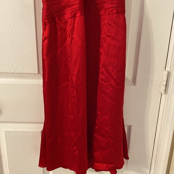 Carmen Marc Volvo Red evening dress size 8-CHRISTMAS!! - Picture 4 of 6